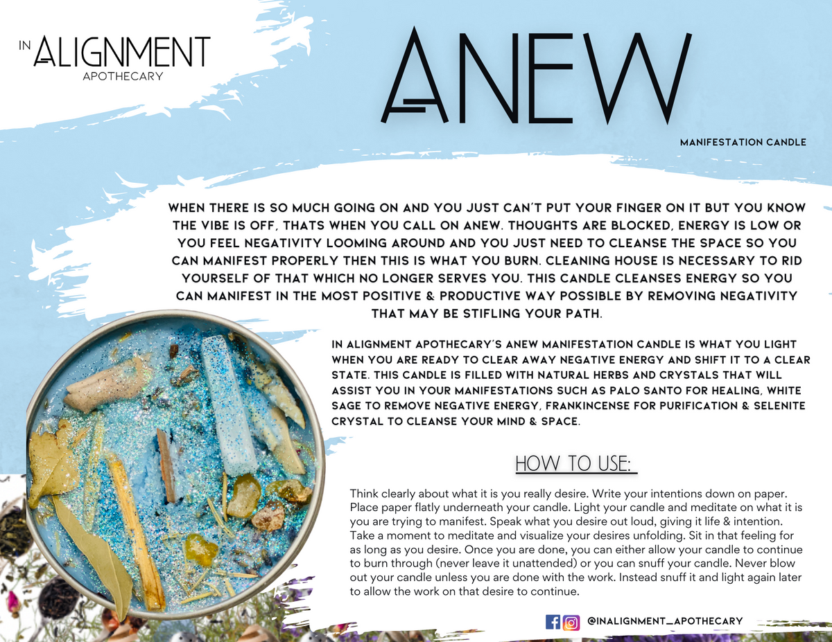 ANEW Manifestation Candle
